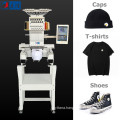 Cheap price single head home hat T-shirt computerized sewing embroidery machine